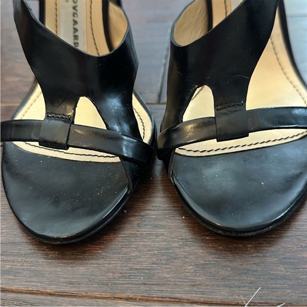 Camilla Skovgaard Black Leather Stilettos – Size 37 (7) - Picture 3 of 6